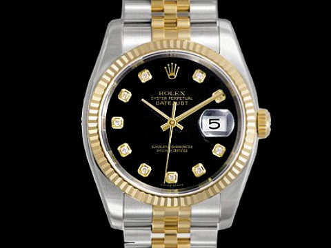 rolex 劳力士 116233 黑色钻石 原厂盒单16233 新款 d字 9成5新