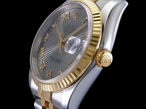 rolex 劳力士 oyster datejust 116233 蚝式经典 半金 放射纹路面盘